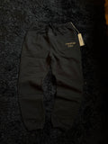 Fear of God Essentials Sweatpants – Black “Fear of God State” Logo