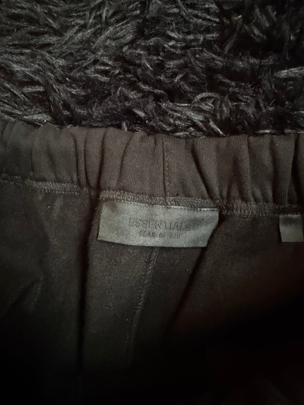Fear of God Essentials Sweatpants – Black “Fear of God State” Logo