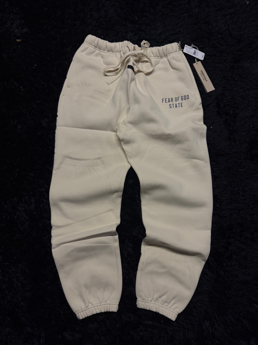 Fear of God Essentials Sweatpants – Grey “Fear of God State” Logo