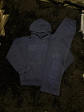 Sp5der Punk V3 Studded Sweatsuit Blue
