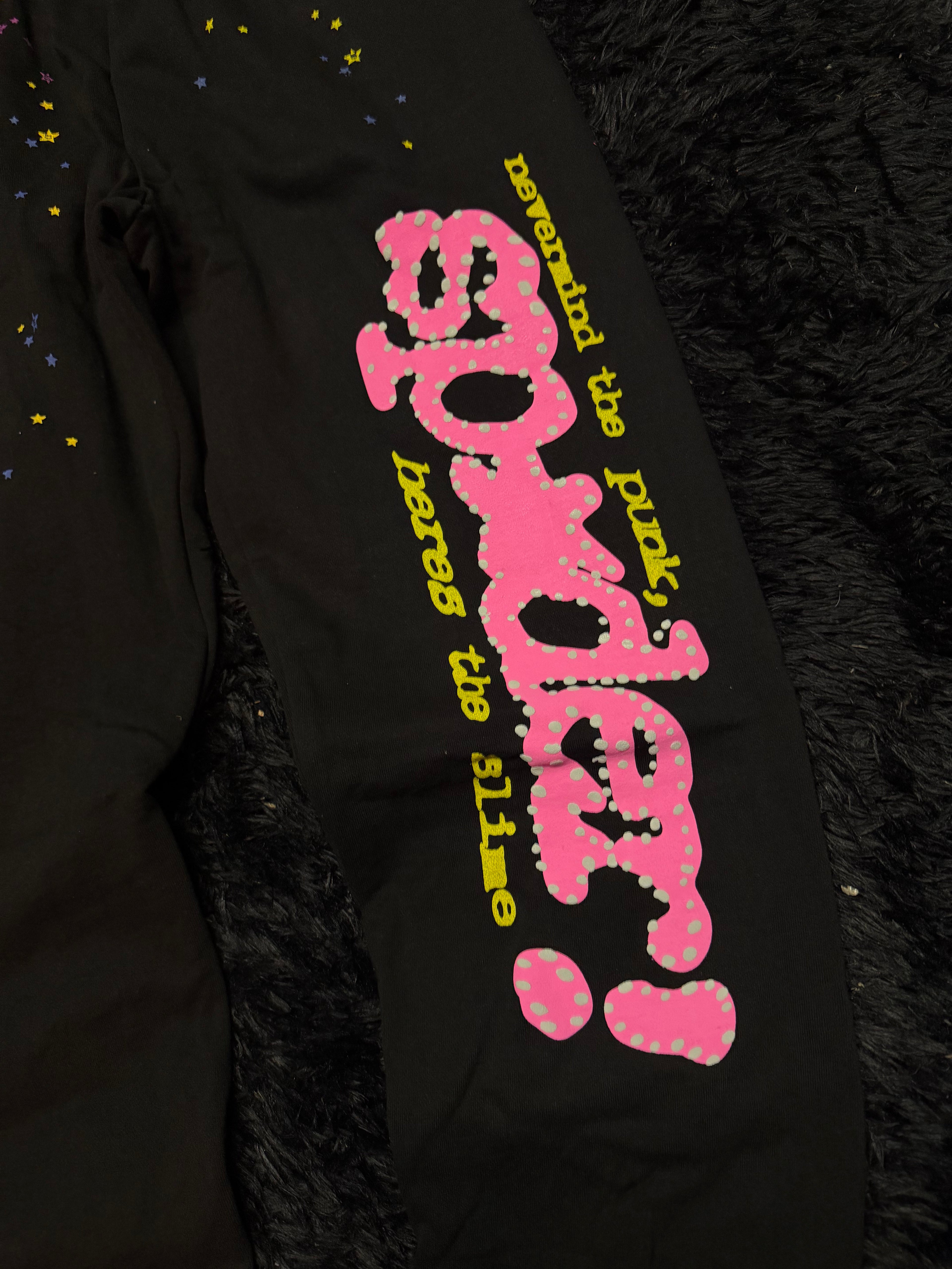 Sp5der P*nk V2 Sweatpant 'Black'