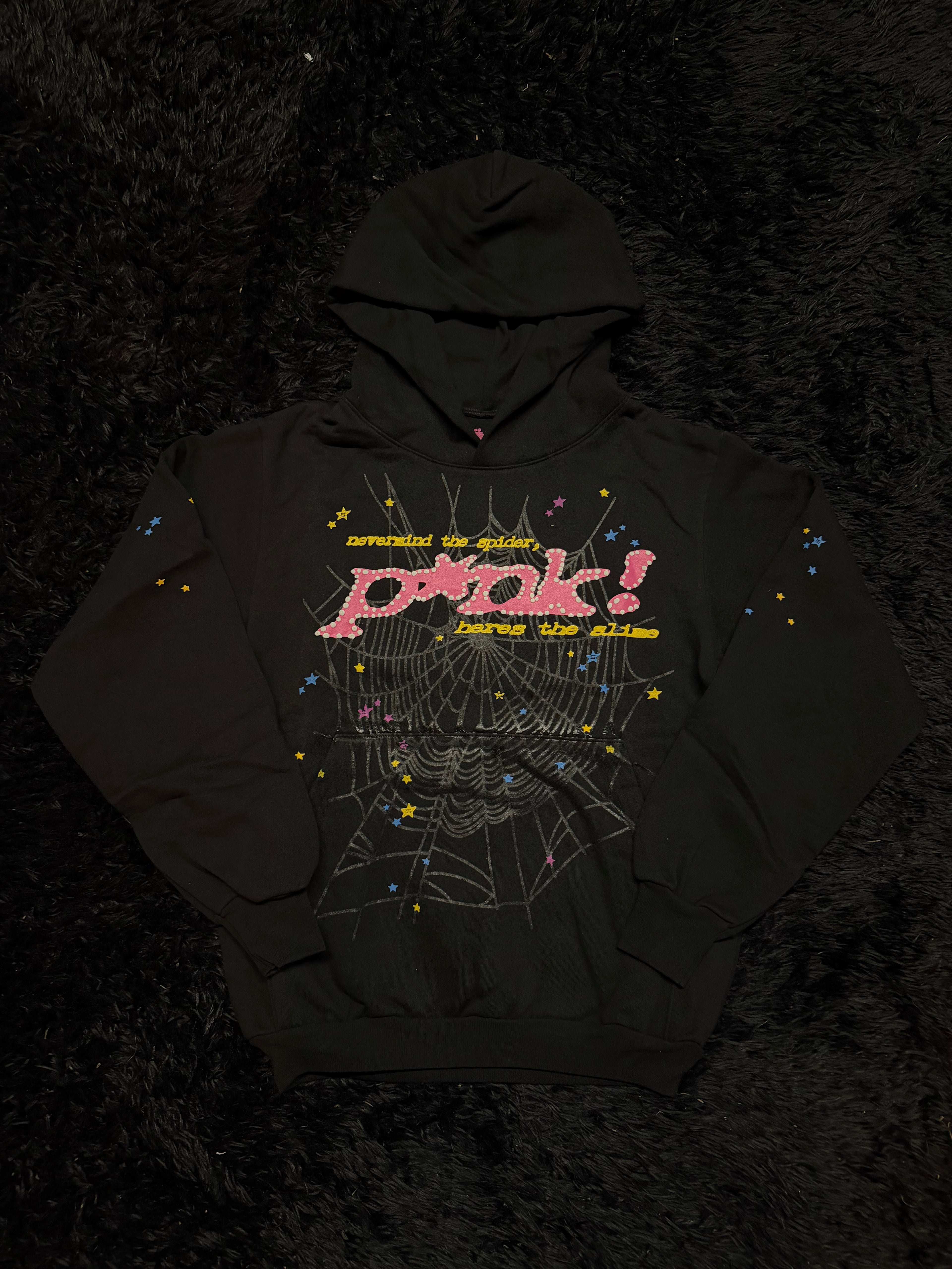 Sp5der P*nk V2 Hoodie – Black
