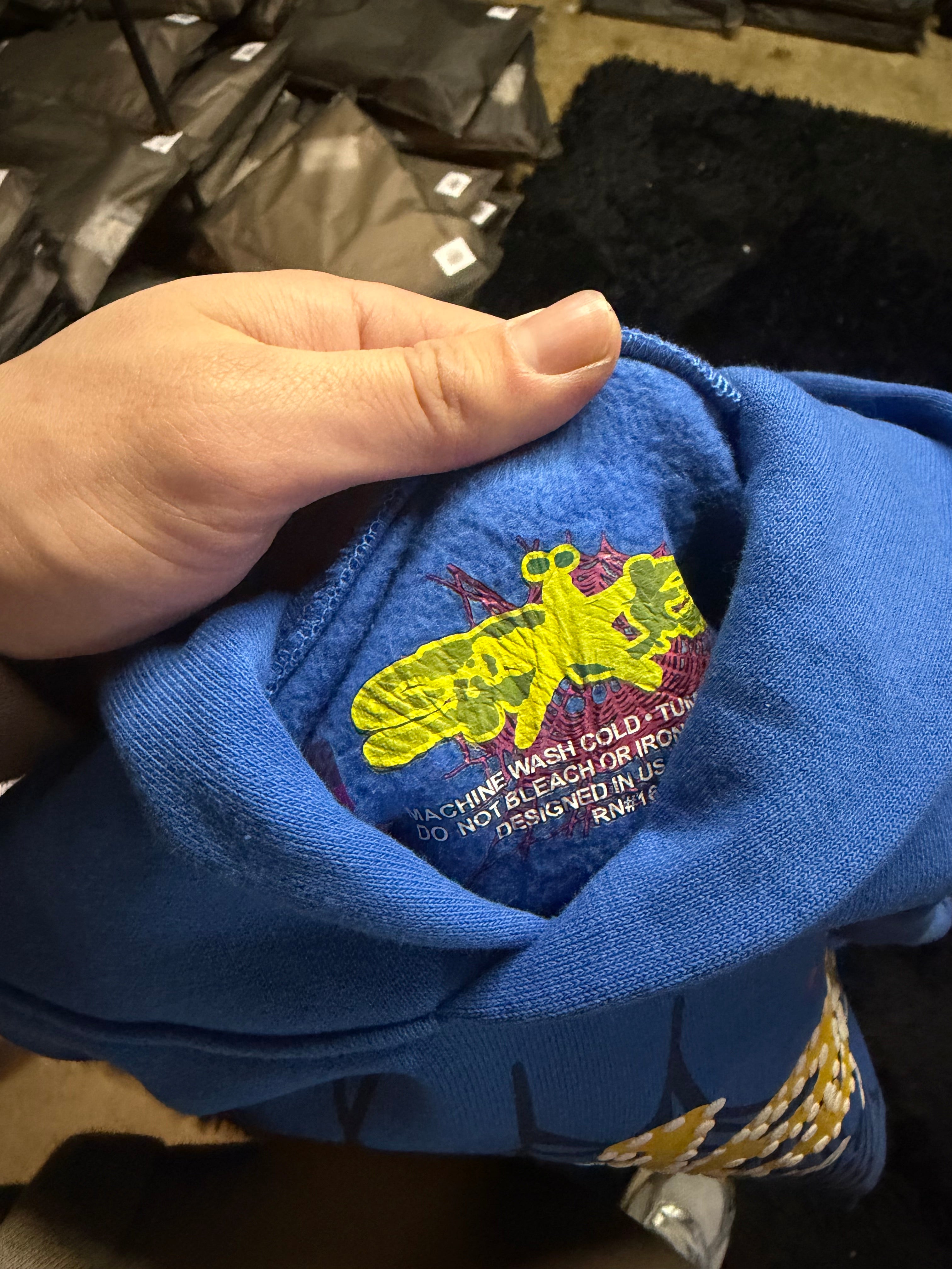 Sp5der TC Hoodie – Blue