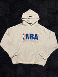 Fear of God Essentials NBA Hoodie – Grey “NBA Essentials” Logo