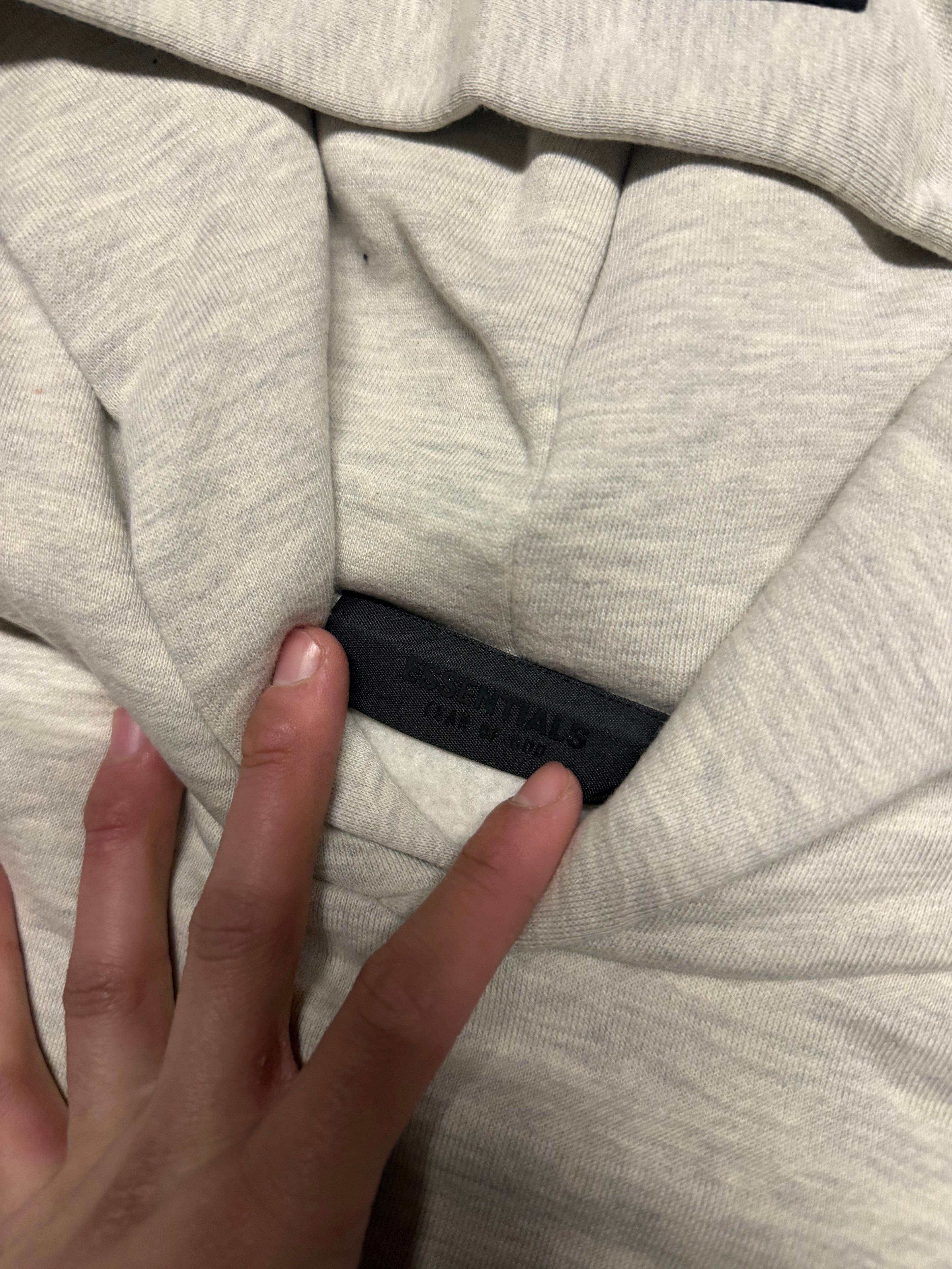 Fear of God Essentials NBA Hoodie – Grey “NBA Essentials” Logo