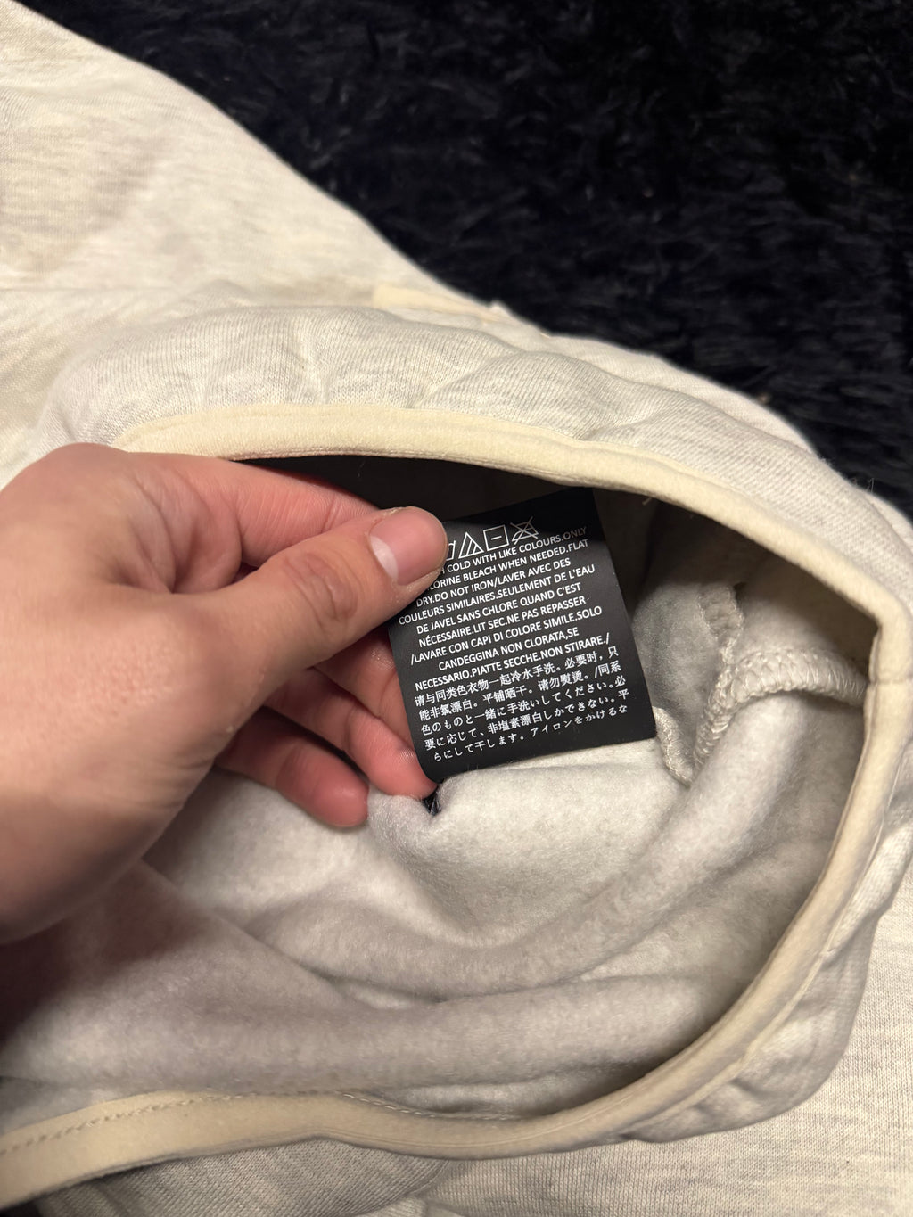 Fear of God Essentials NBA Hoodie – Grey “NBA Essentials” Logo