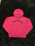 Sp5der VVS Rhinestone Hoodie – Pink