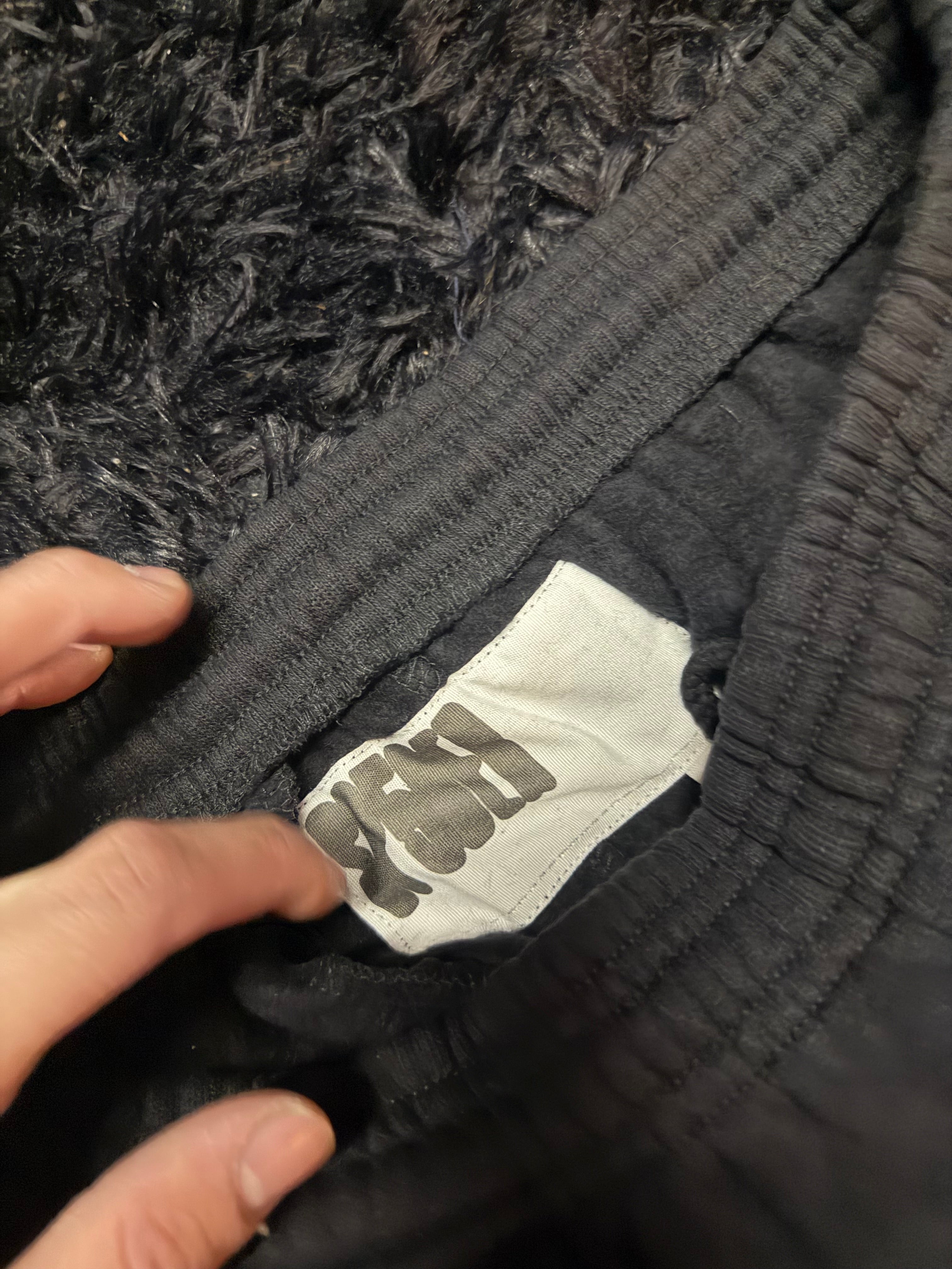 Sp5der MX555 Sweatpants – Black / Silver Star Print