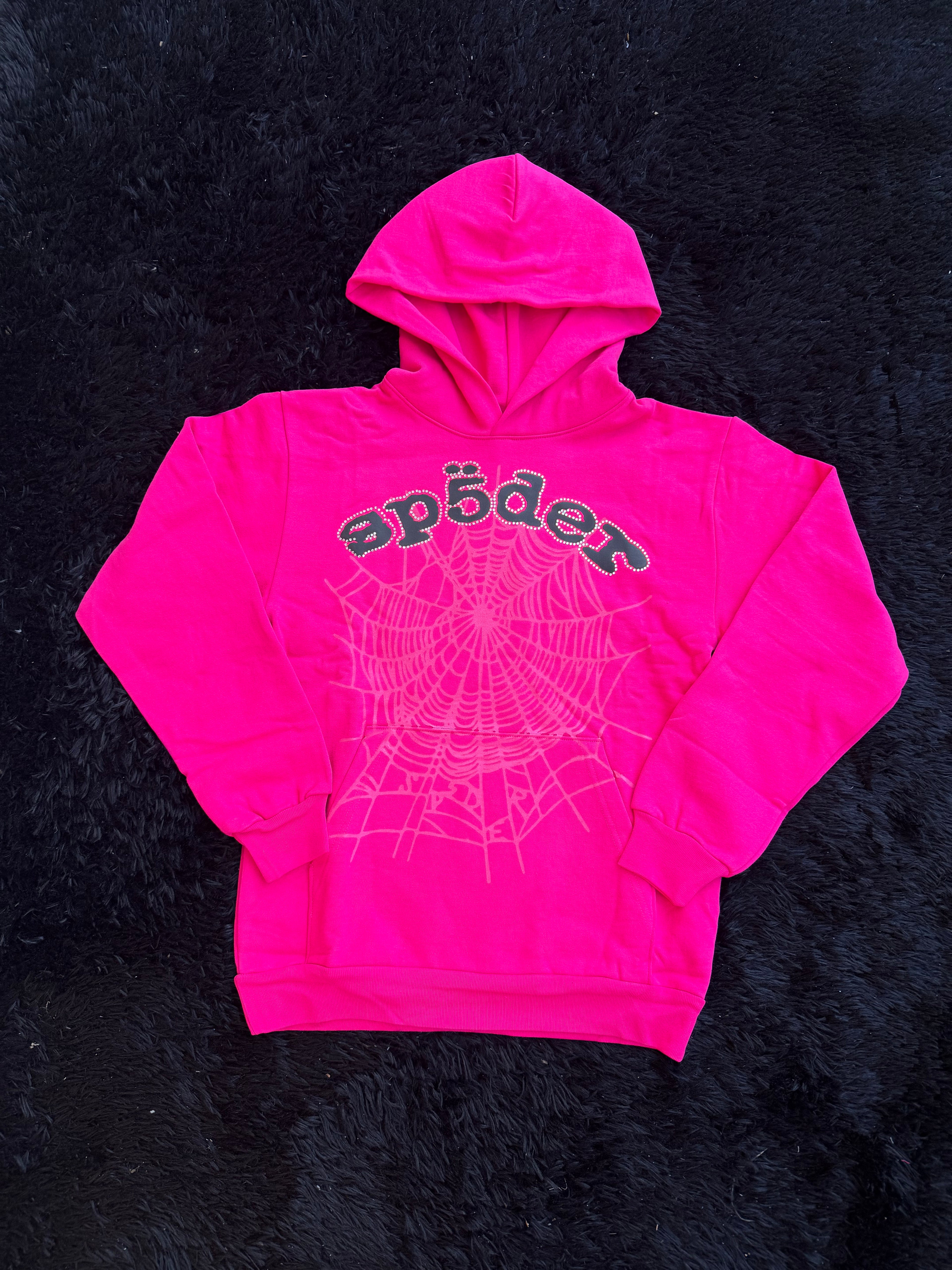 Sp5der Legacy Hoodie Pink