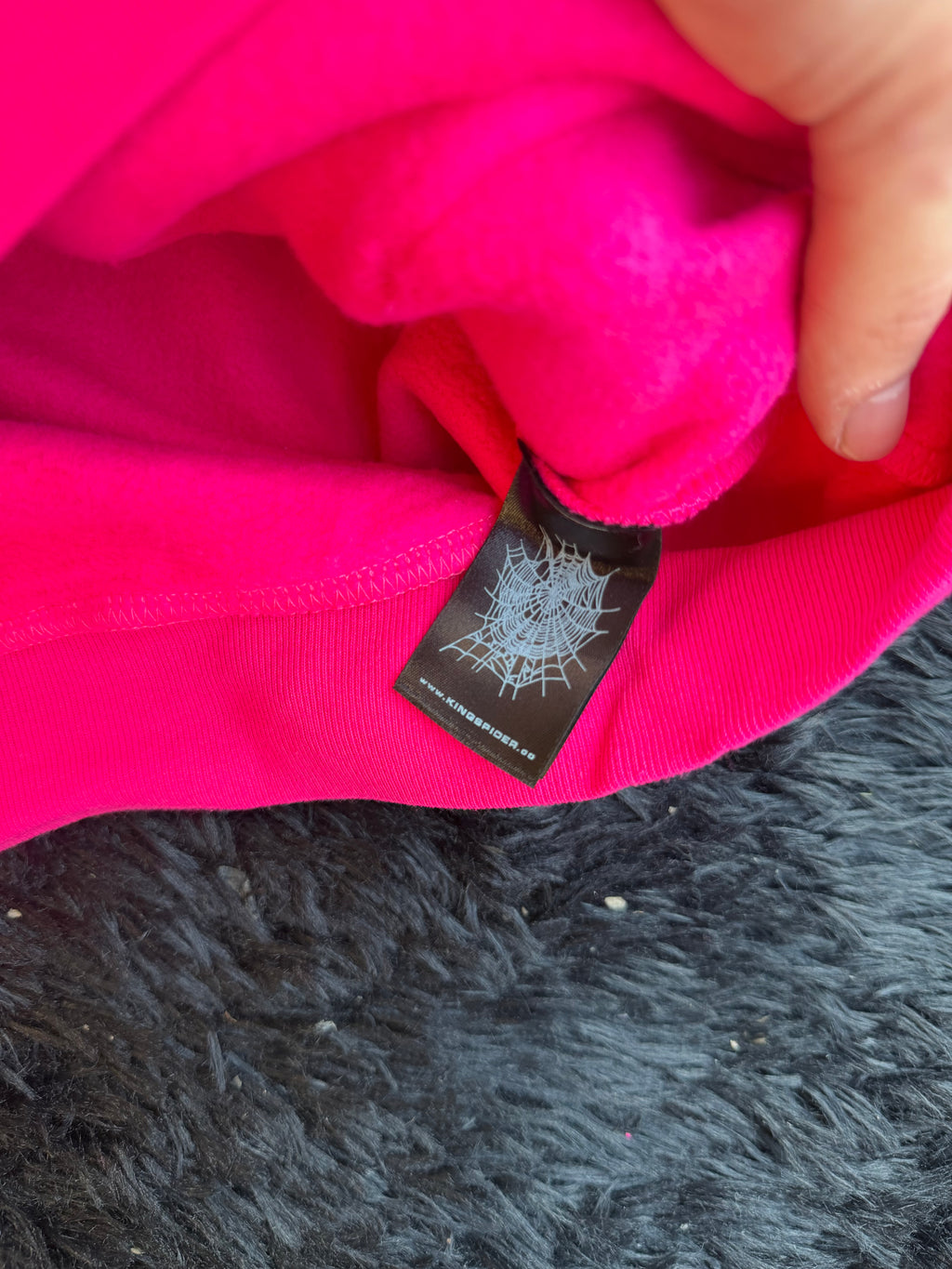 Sp5der Legacy Hoodie Pink