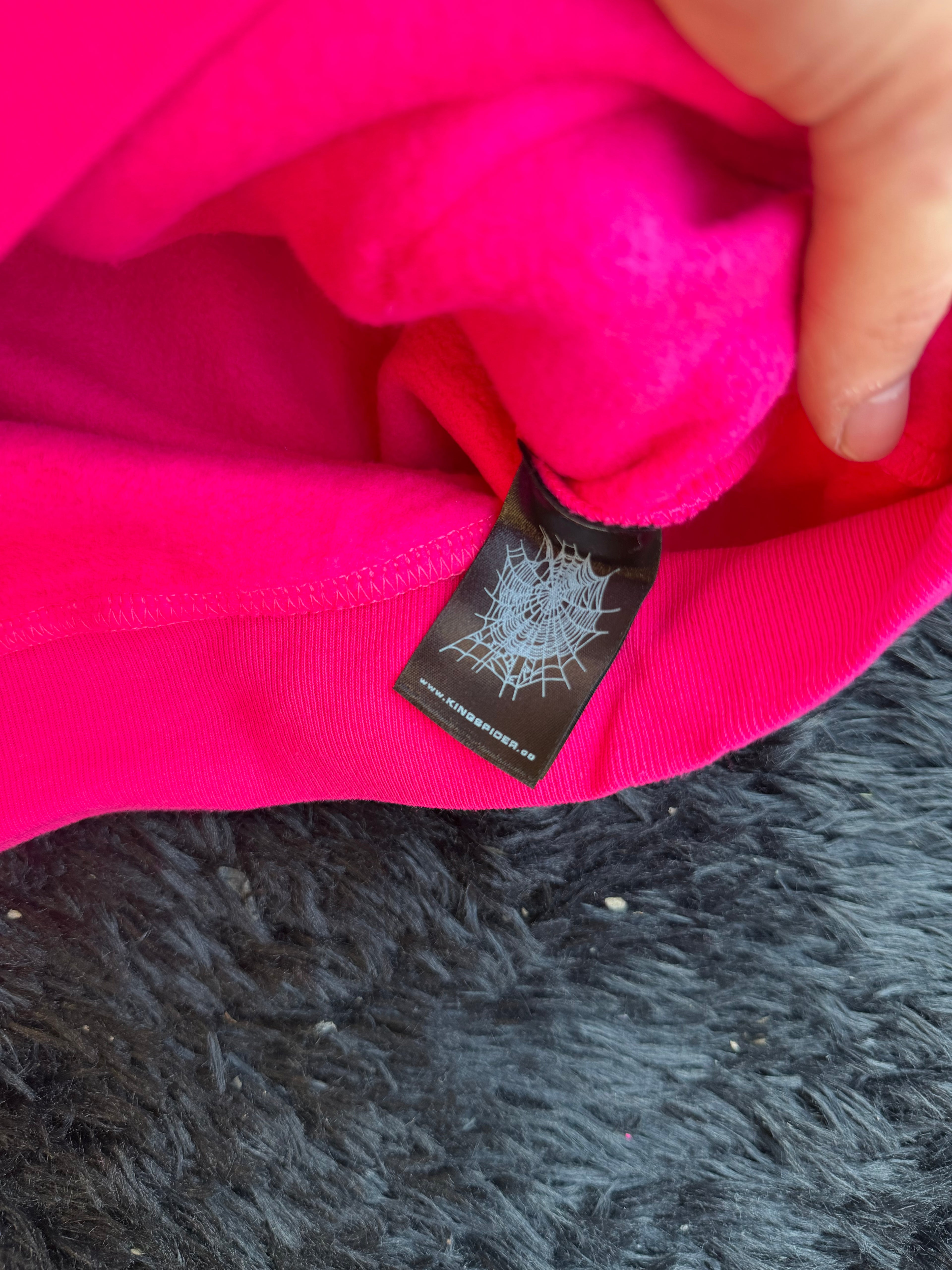 Sp5der Legacy Hoodie Pink