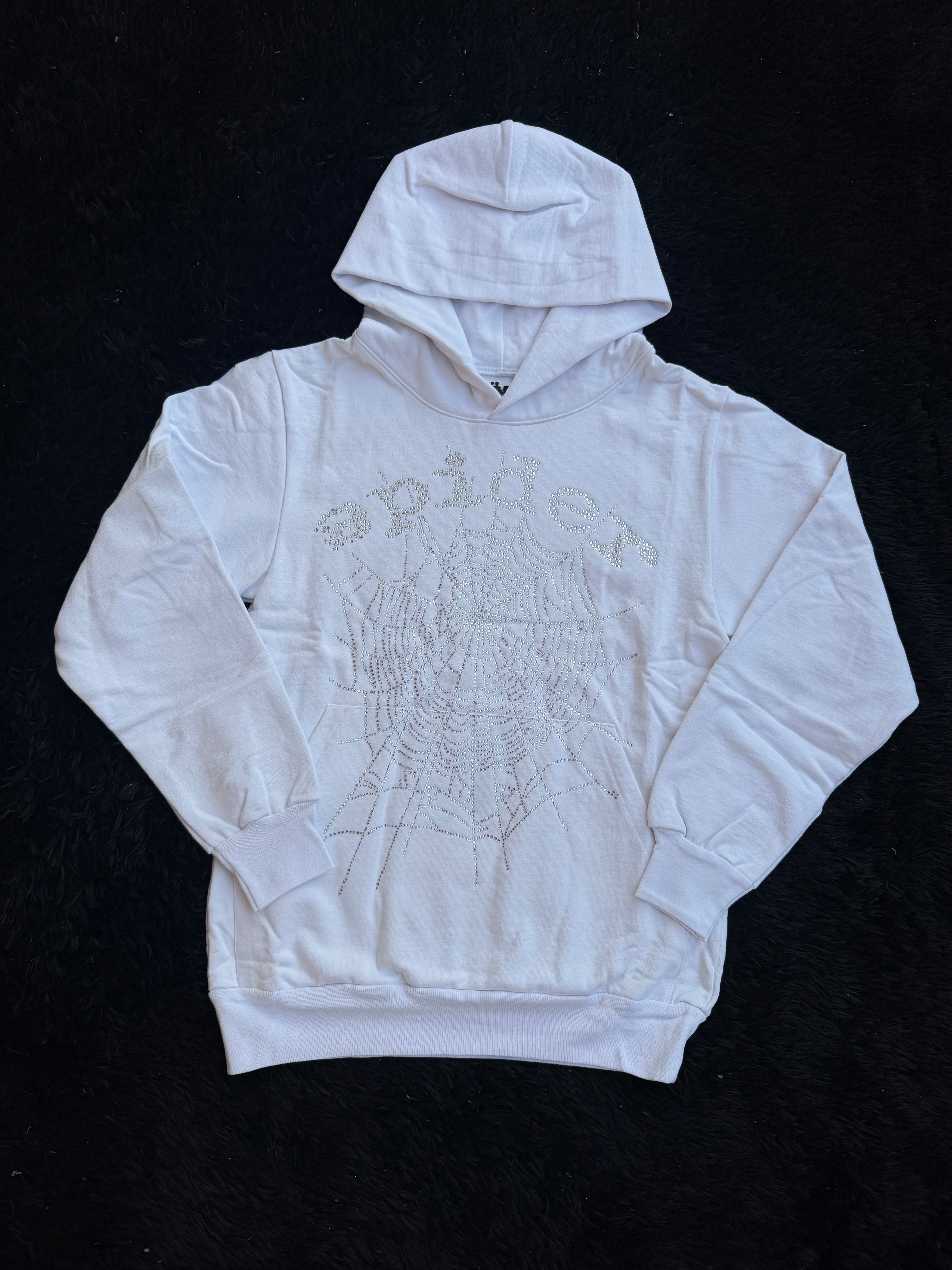 Sp5der OG Rhinestone Hoodie