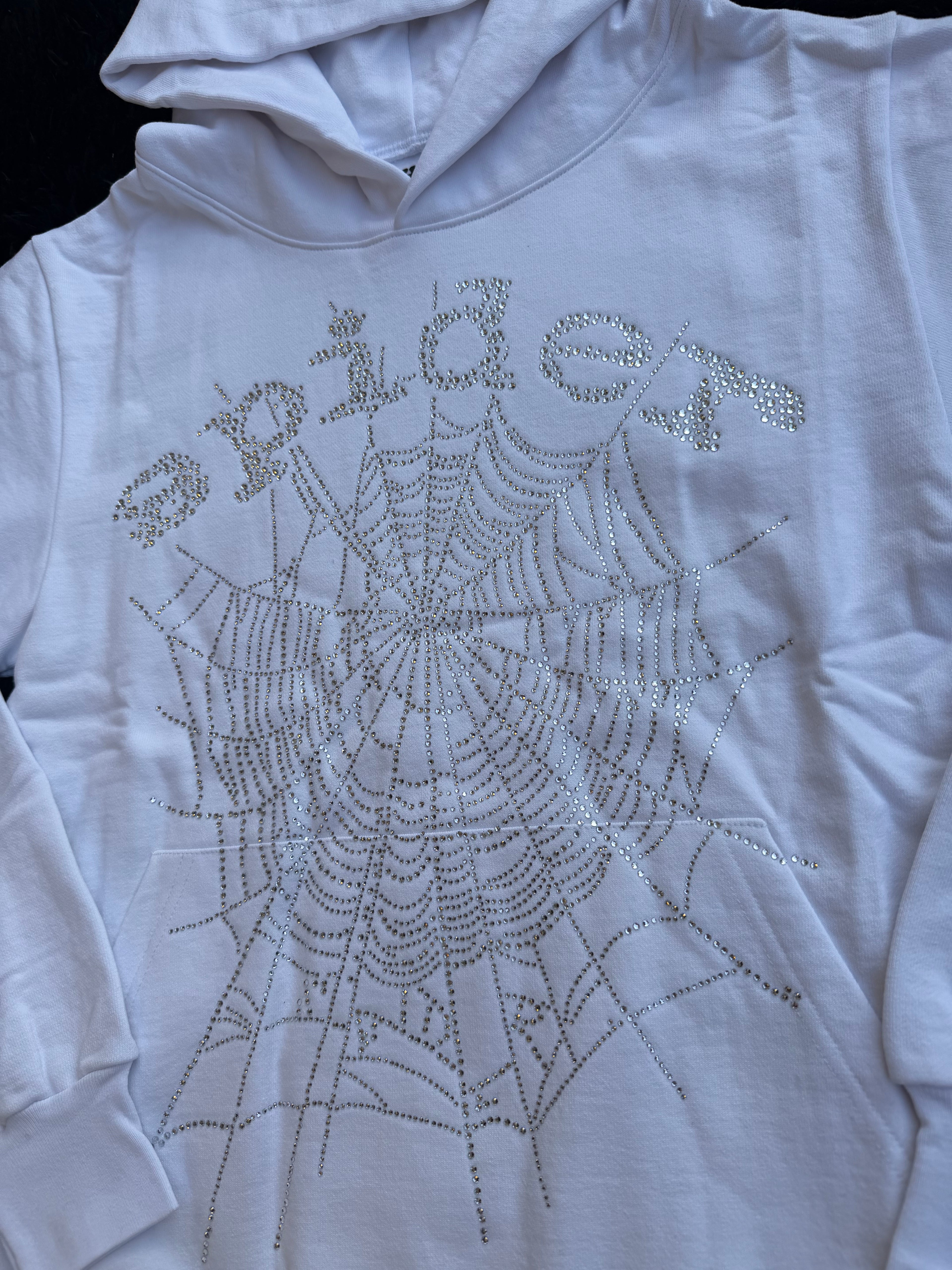 Sp5der OG Rhinestone Hoodie