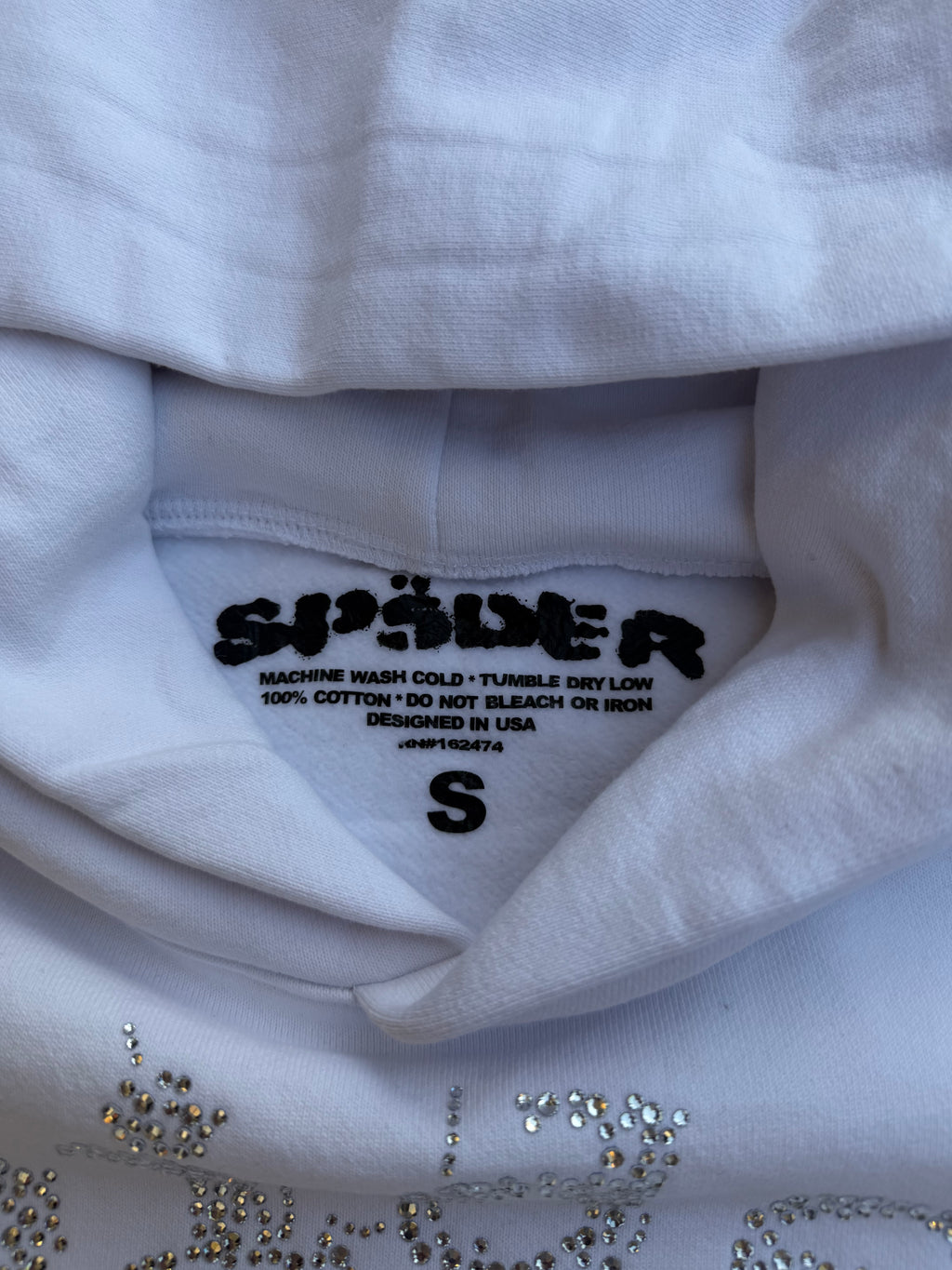 Sp5der OG Rhinestone Hoodie