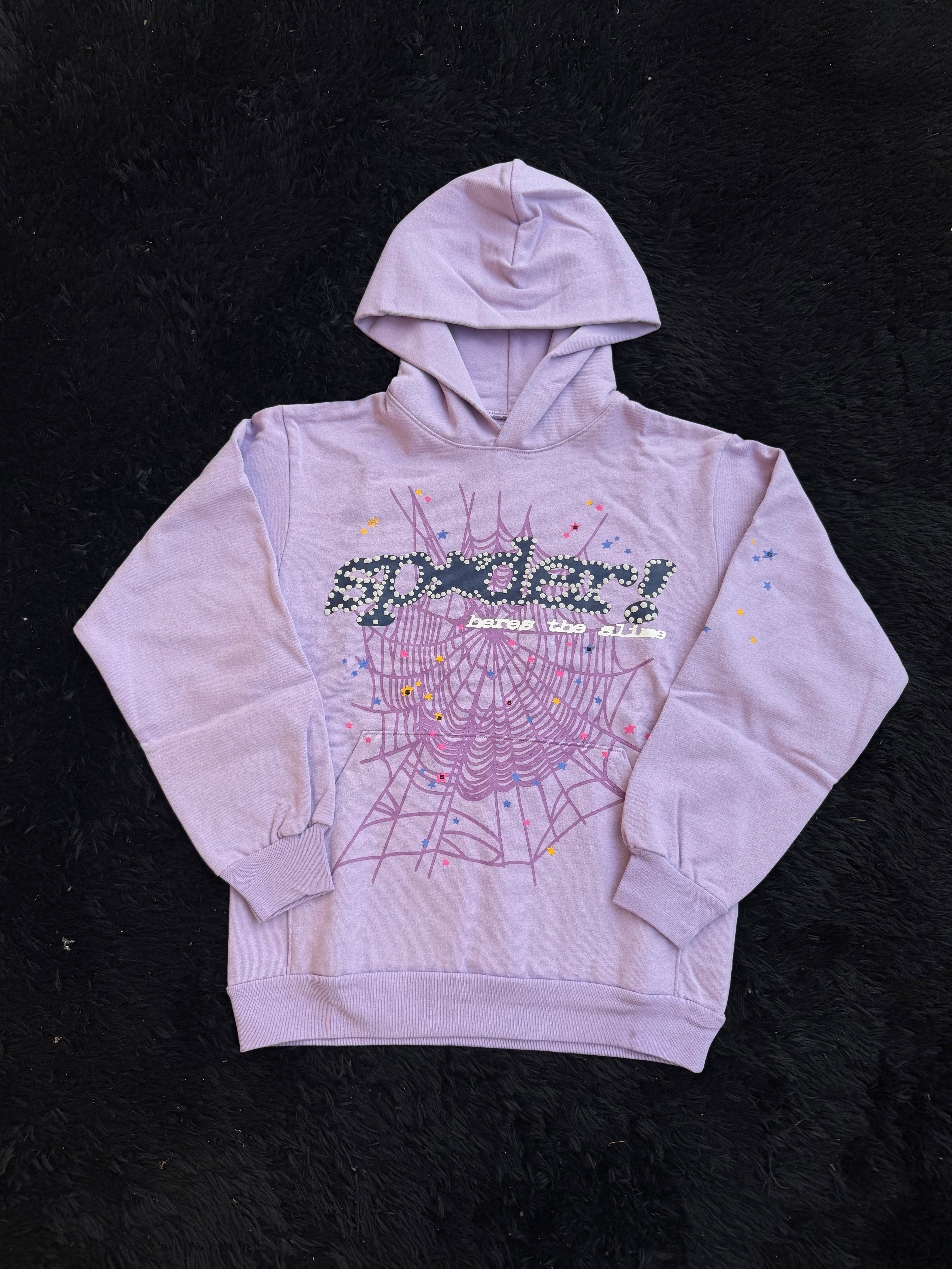 Sp5der Açaí Hoodie 'Purple'