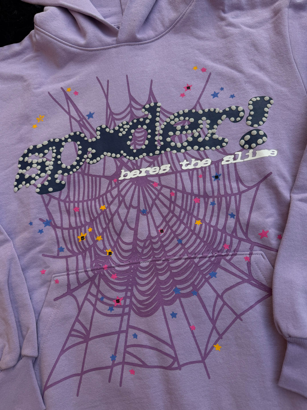 Sp5der Açaí Hoodie 'Purple'