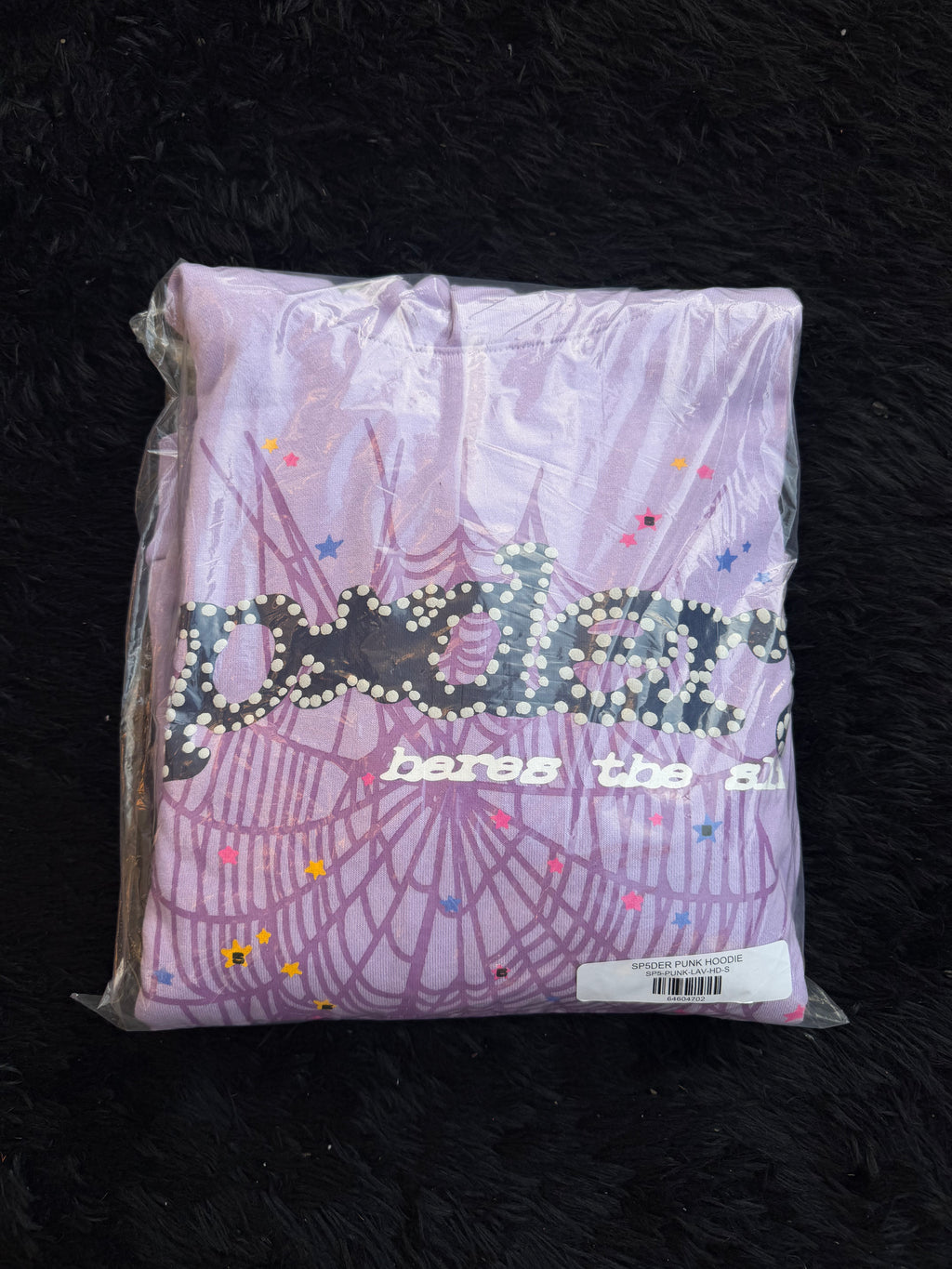 Sp5der Açaí Hoodie 'Purple'