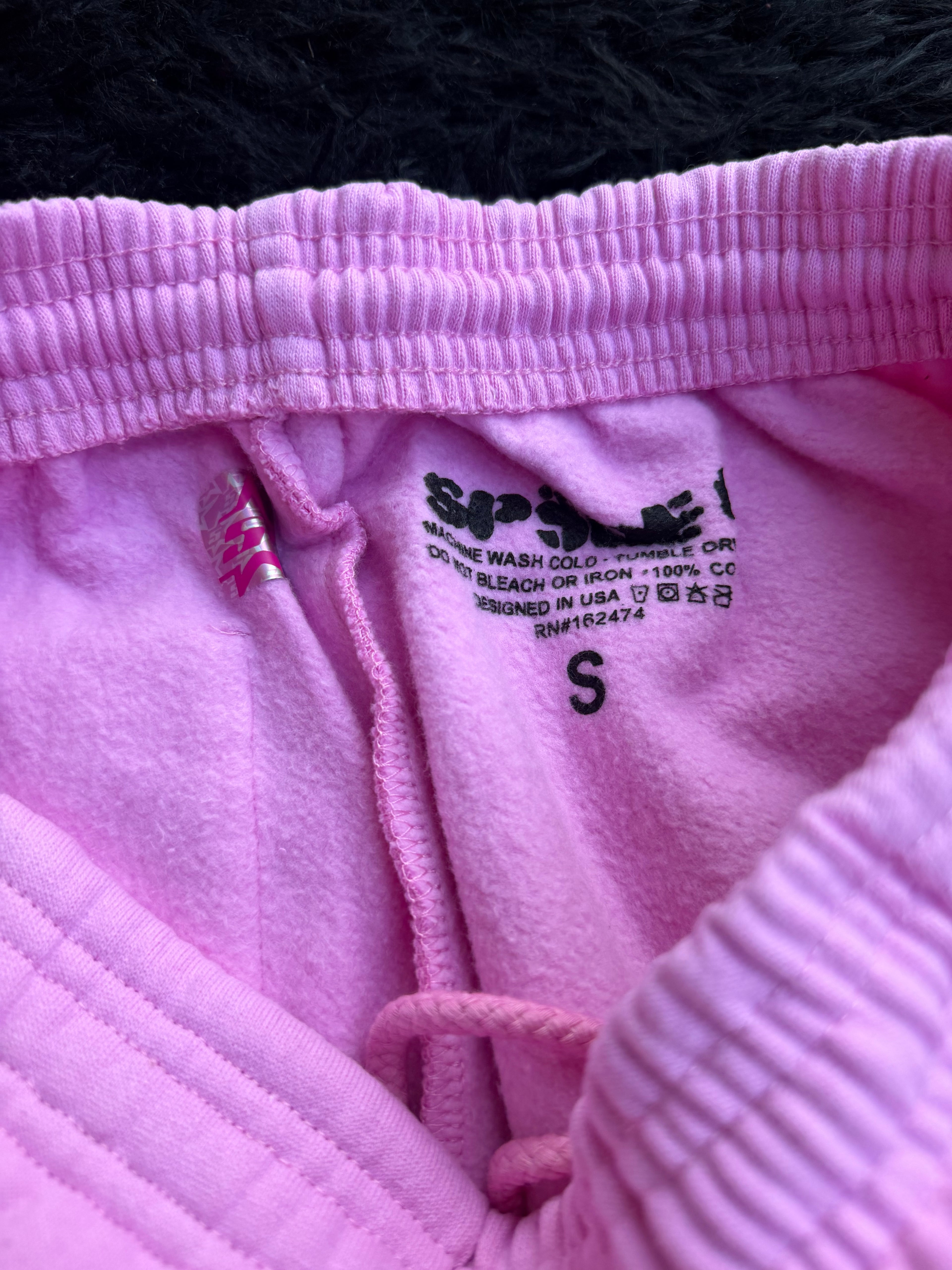 Sp5der OG Web Sweatsuit 'Pink'