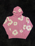 Denim Tears Cotton Wreath Hoodie (Pink / White)