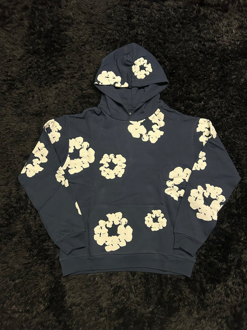 Denim Tears Cotton Wreath Sweatsuit (Navy / White)