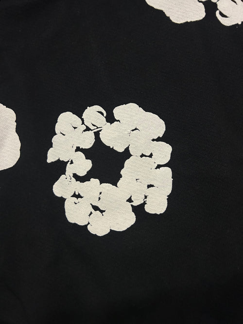 Denim Tears Cotton Wreath Hoodie (Black / White)