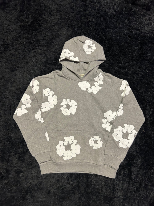 Denim Tears Cotton Wreath Sweatsuit (Grey / White)