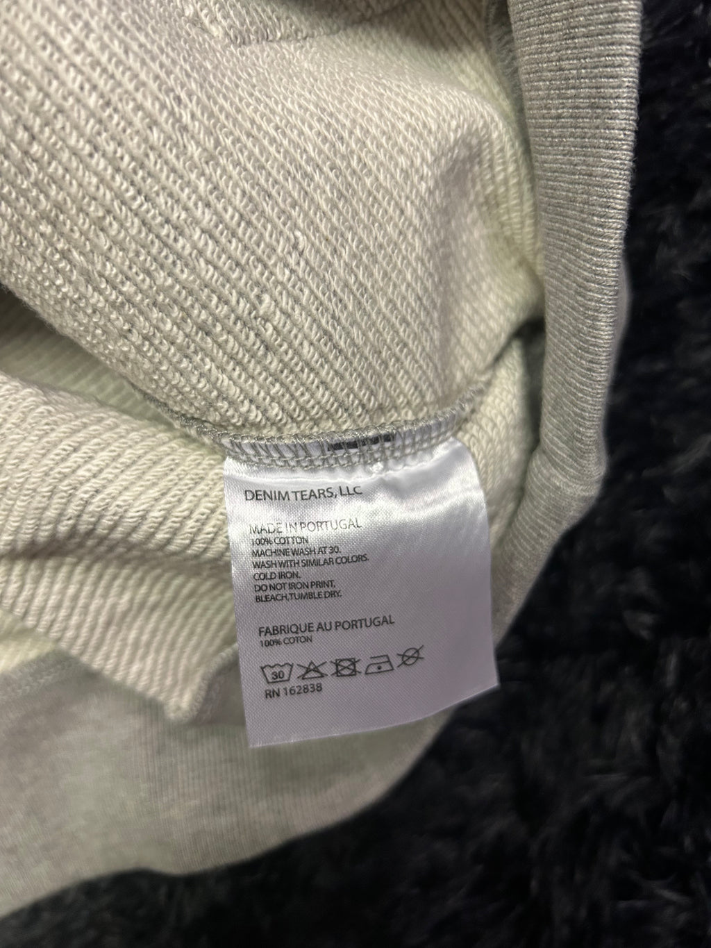 Denim Tears Cotton Wreath Hoodie – Grey