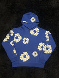 Denim Tears Cotton Wreath Hoodie (Blue / White)