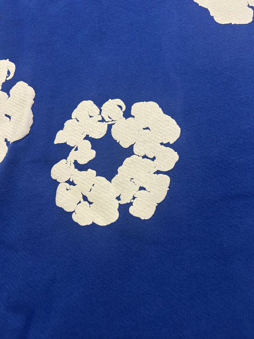 Denim Tears Cotton Wreath Hoodie (Blue / White)