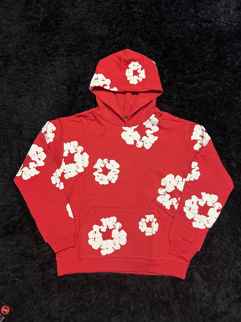 Denim Tears Cotton Wreath Sweatsuit (Red / White)