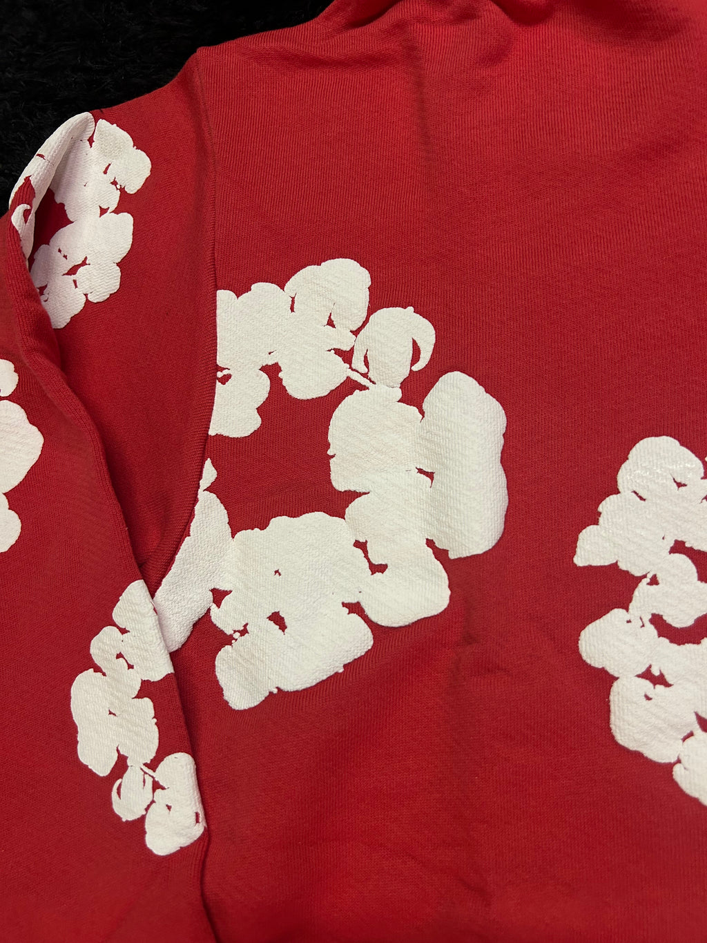 Denim Tears Cotton Wreath Sweatsuit (Red / White)