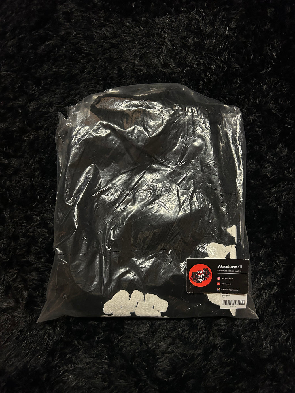 Denim Tears Cotton Wreath Sweatpants (Black / White)