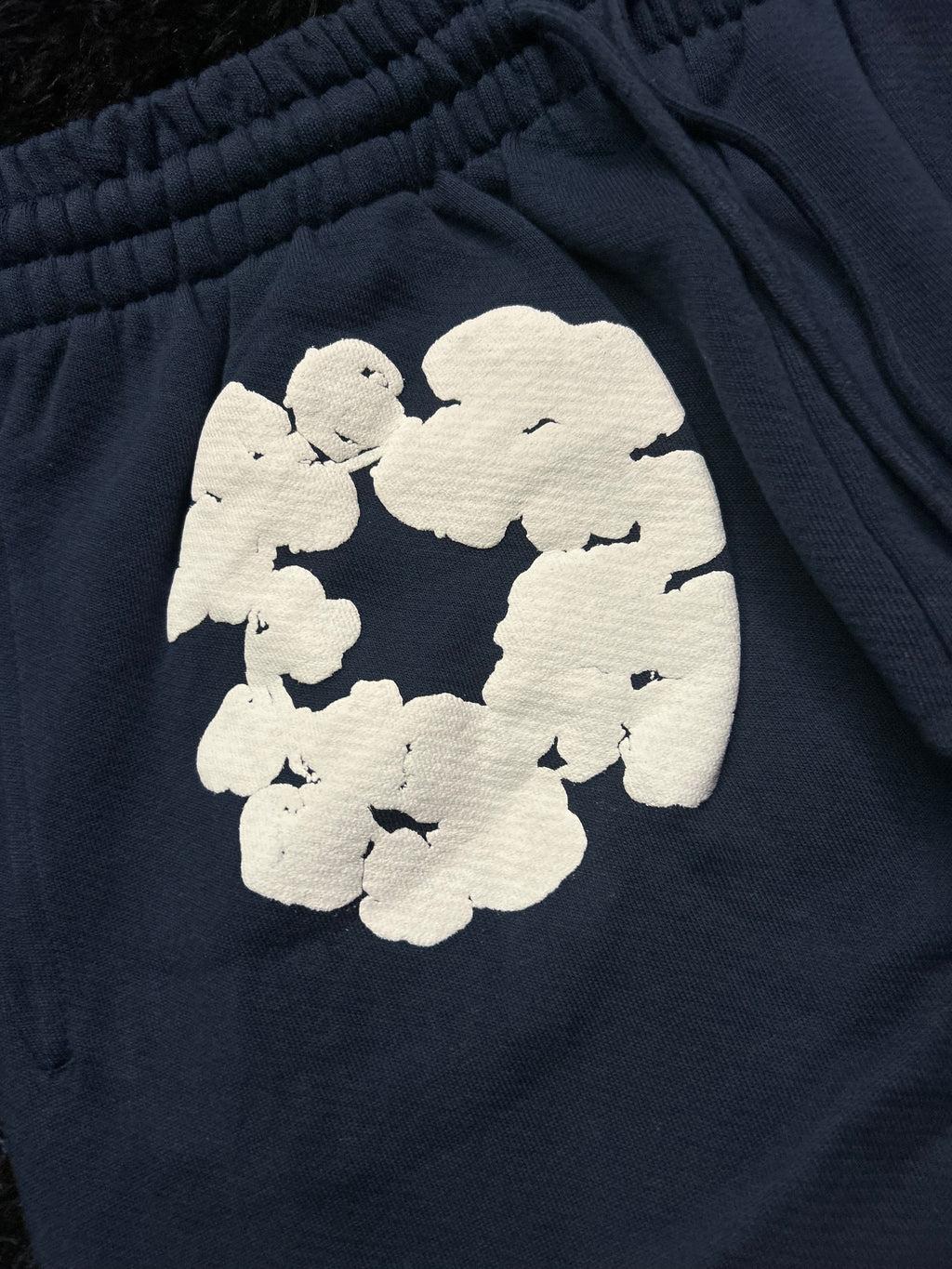 Denim Tears Cotton Wreath Sweatsuit (Navy / White)